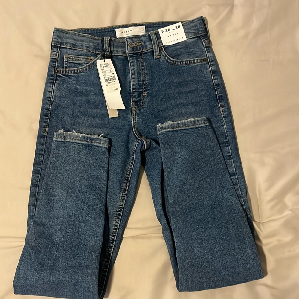 NWT TOPSHOP JAMIE SKINNY JEANS